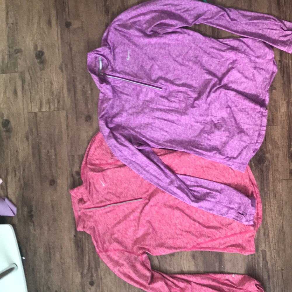 Nike quarter zips